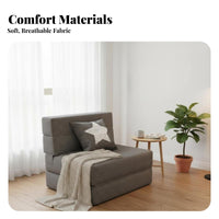 two-in-oneUse Design Fold-foldable Sofa Bed Space-Saving Fold-foldable Mattress Lounge Adjustable Backrest transformable Seating Modern design for Apartment Dwellers, Students, indiviTwo-in-Ones, Small Spaces, Bedroom, Living Room