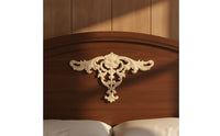 Wood Carved Applique Ornate Wood Applique Classical Ornament for Cabinets