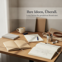 A5/B5/B6 Sketchbook with Kraft or Wood-Free Paper, Glued Binding, 80 Sheets