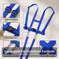 Harness Tether Set Metal Fasteners Plastic Buckles Child Gear Woven Strapping