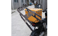 Electric Bike Rear Rack Iron Cycle Cargo Carrier Heavy Duty for Commuters