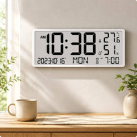 Digital Display Timepiece Large Screen Multifunction Alarm Timepiece Battery