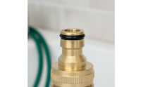 1/2 to 3/4 Inch Tap Connector Easy Installation Washing Machine Hose Connector Washing Machine Hose Adapter for Car Wash, Garden