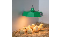 Constant Temperature Control Chicken Coop Heat Lamp Overheating Protection Chick Brooder Heat Lamp LED Lighting Hanging Poultry Heater for Farmers