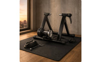 Indoor Cycle Training Stand Compact Cycle Stand Black Metal Exercise Equipment