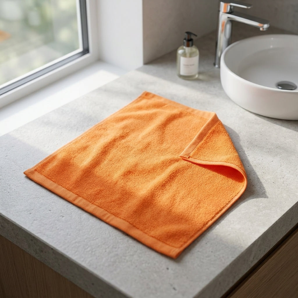 Quick Dry Face Cloths and Hand Towels, 30x30cm Face Towels for Kindergarten and Hotel, 21-Strand Multi-Ply Plain Weave for Kitchen Use