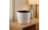 Wick System Self-Watering Pot Plastic Water Level Indicator Pot Round Self Watering Planter Tapered