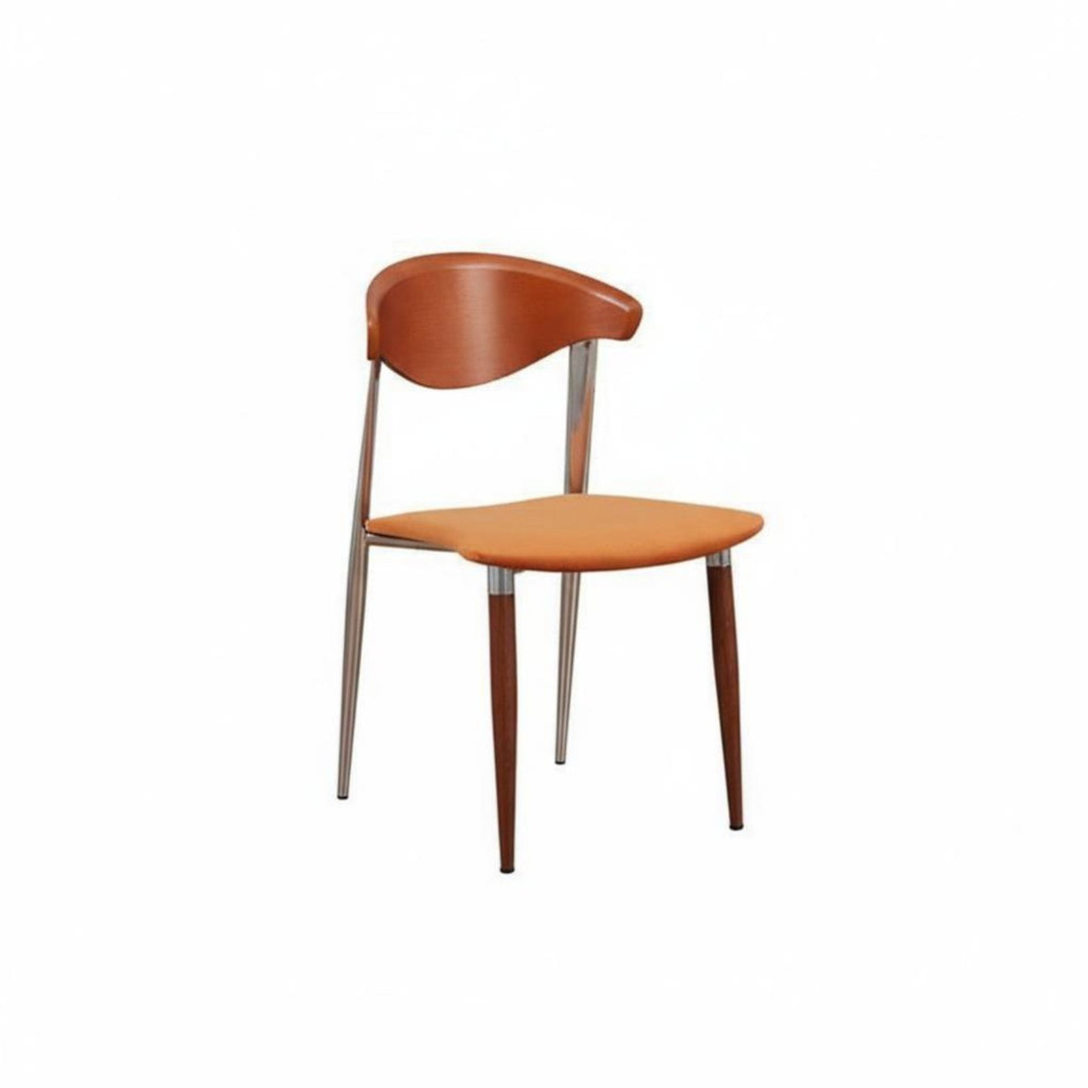 Wabi-Sabi Aesthetic Csupport Wooden Chair Nordic design Armless Side Chair Vintage Look Dining Seating Designer Inspired for Design aficionados, Restaurant Owners, Interior Designers, Kitchen, Living Room, Office, Bedroom