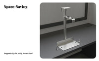 Wall Mount PC Bracket Space Saving Wall Mount PC Holder Heavy Duty Hanging Computer Chassis Holder for Home Office Users, Remote Workers