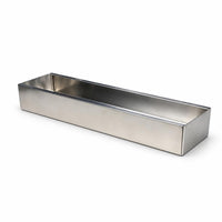 Chicken Feed Trough Easy to Clean Poultry Feeding Trough Rust-Resistant Rectangular Avian Feeder for Farm Yard