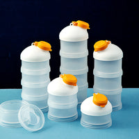 Portable Protein Powder Container with Funnel, Large Capacity, Double-Layer
