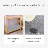 Moisture-Proof Felt Mattress Pad, Breathable, Anti-Mite