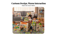 Kids Grocery Store Playset Lights and Sounds Toy Register Playset Working Product Identifier Supermarket Checkout Counter Toy for Playroom, Daycare