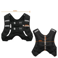 Adjustable Weighted Training Garment Padded Weighted Training Vest for Athletes, Running