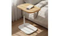 Bedside Laptop Desk Multi-Functional Lift Top Side Table Space Saving Adjustable C-Table for Bedroom, Small Areas