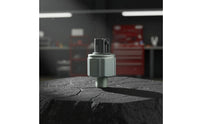 Single Connector Engine Knock Sensor Compact Replacement Knock Sensor Silver Finish Automotive Part Easy Installation