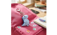 Swivel Swing Clasp Clasp Cartoon Dinosaur Keychain Smooth Acrylic Dinosaur Charm Shiny Dino Charm Keychain Glossy for Accessories