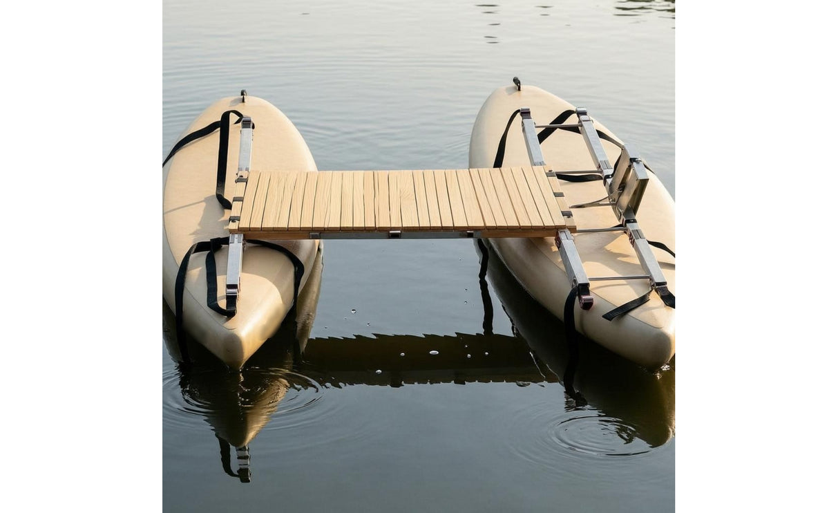 Aluminum Alloy Paddleboard Splicing Frame Metal Fittings Paddleboard Joining Frame Wooden Slat Board Connector