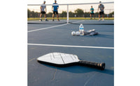 Ergonomic Grip Fiberglass Pickleball Paddle Non-Slip Handle Fiberglass Pickleball Paddles Shock Absorption Sports Equipment for Professionals, Beginners
