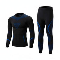 Ski Underlayer Layer Set Lightweight Thermal Base Layer Set Soft Skin Friendly Seamless Compression Underwear for Mountaineering, Hiking