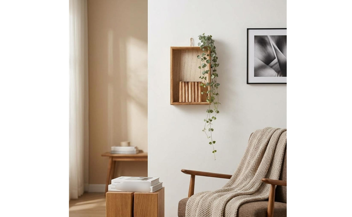 Unobstructed Box Wall Frame Rope Hanger Home Decor Decorative Accent
