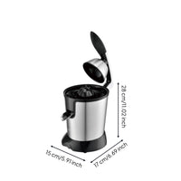Electric Citrus Juicer Front Outlet Orange Juice Machine Countertop Appliance Compact