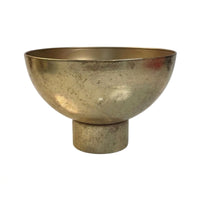 Steel Flower Pot Decorative Pedestal Planter Contemporary Flower Pot with a Solid Bottom for Tabletop, Living Room, Desk