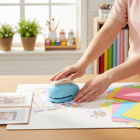 Flower Shape Punch Cute Design Star Shape Punch Springeffortless Craft Tool for Paper Crafts, Card Making