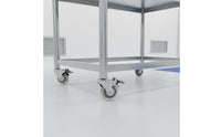 Medical Cart Caster Wheel Floor Protection Threaded Caster Wheel Shock Absorbing for Workshop Equipment
