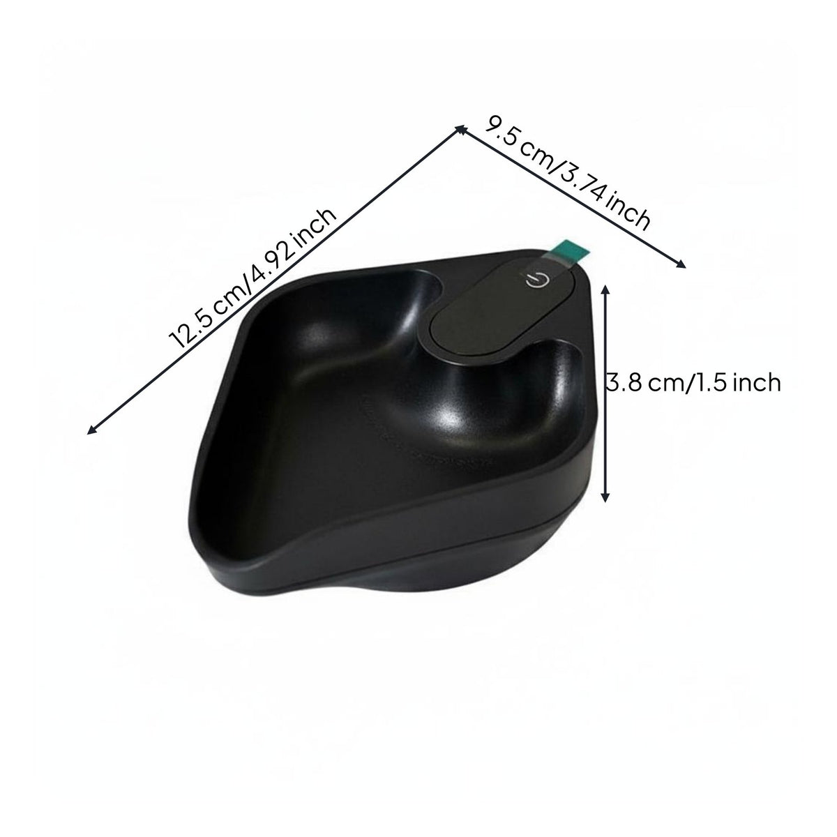 2-in-1 Design Electronic Coffee Weighing Tray Easy Pour Spout Coffee Bean Weighing Tray Touch Control for Baristas