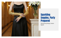 Beaded Fingerless Gloves, Women's Long Retro Cosplay Party Stage Performance