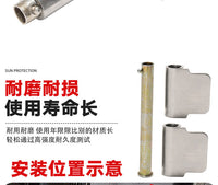 Electric Tricycle Cargo Box Reinforced Hinge Door Split Hinge Dump Box Folding Hinge Self-Locking Pin