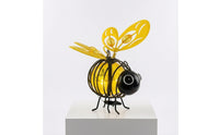 LED Bee Garden Light Outdoor Bee Lamp Glowing Metal for Gardeners, Homeowners, Flower Beds