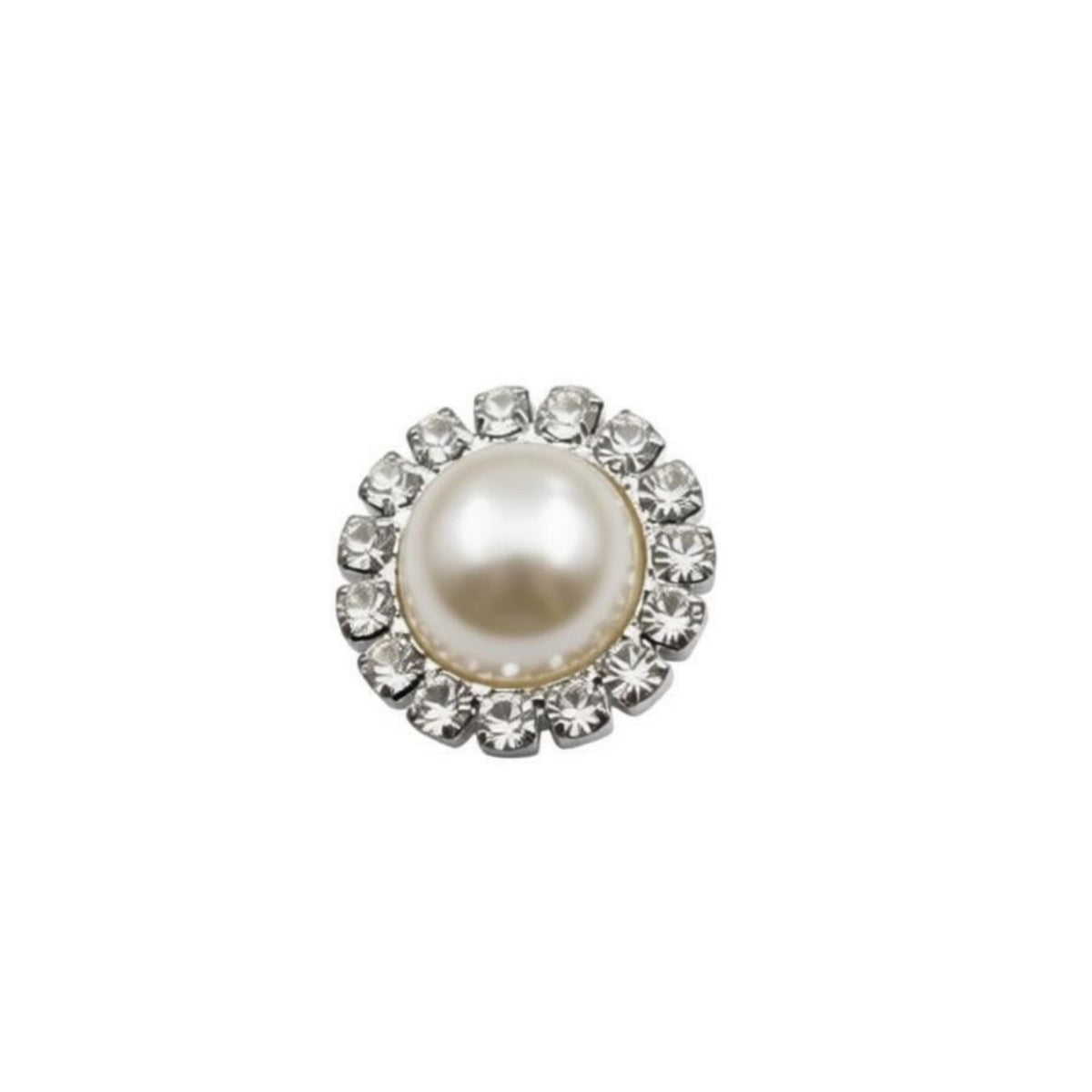 Rhinestone Pearl Button Sparkling Rhinestones Fancy Cardigan Button for Women