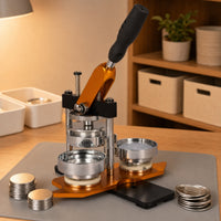 Button Maker Machine Heavy-Duty Button Badge Press Machine Manual for Hobbyists