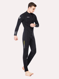 1.5/3MM防寒胶衣加厚大码连体湿式潜水服男士长袖保暖教练游泳衣