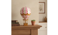 Hot Air Balloon Ornament Festive Sculpture Glittered for Wedding