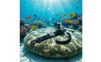 Camera Wrist Strap with Coiled Tether Underwater Diving Wrist Lanyard with Metal Clip Corrosion Resistant Heavy-Duty for Divers