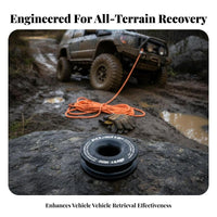 Recovery Snatch Ring Heavy Duty Winch Accessory Lightweight for ATV/UTV Riders