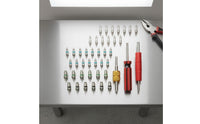 39 Pieces Refrigeration Component Core Assortment with Removal Tools Metal Climate Control Refrigeration Component Core Kit Threaded Hardware