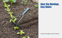 Weeding Rake, Garden Hoe, Metal Weeder, Soft Soil, Vegetable Patch, Assembled Handle, Sturdy Gardening Tool