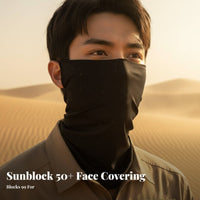 Protection Face Cover UPF 50 Protection Neck Guard Breathable Cycling Face Cover Lightweight Cooling Sun Face Cover