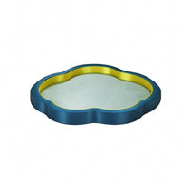 Quadrifoil-Shaped Tray Decorative Jewelry Tray Refined Jewelry Dish for Collectors