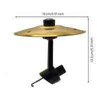 Car Vent Clip with Cymbal Music-Themed Drum Cymbal Vent Accessory Car Crash Cymbals Musical Novelty for Drummers, Dashboard