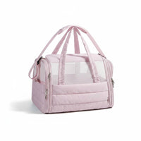 Foldable Cat Carrier Large Space Portable Cat Carrier Bag Breathable for Travel