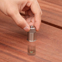 Self-Locking Table Dog Knurled Top Stainless Steel Bench Dog Woodworking Clamp Rubber Rings Workbench Clamp 19-20 Mm