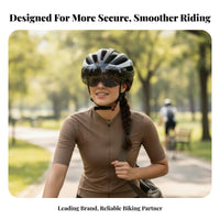 Hard Shell Cycling Helmet Breathable Vents Helmet with Tail Light Impact Resistant Head Protection Lightweight for Adults
