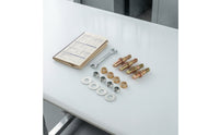 Metal Door Hinge Pin and Bushing Repair Kit Sturdy Door Hinge Pin and Bushing Kit Long-Lasting Hardware Easy to Install for Garage