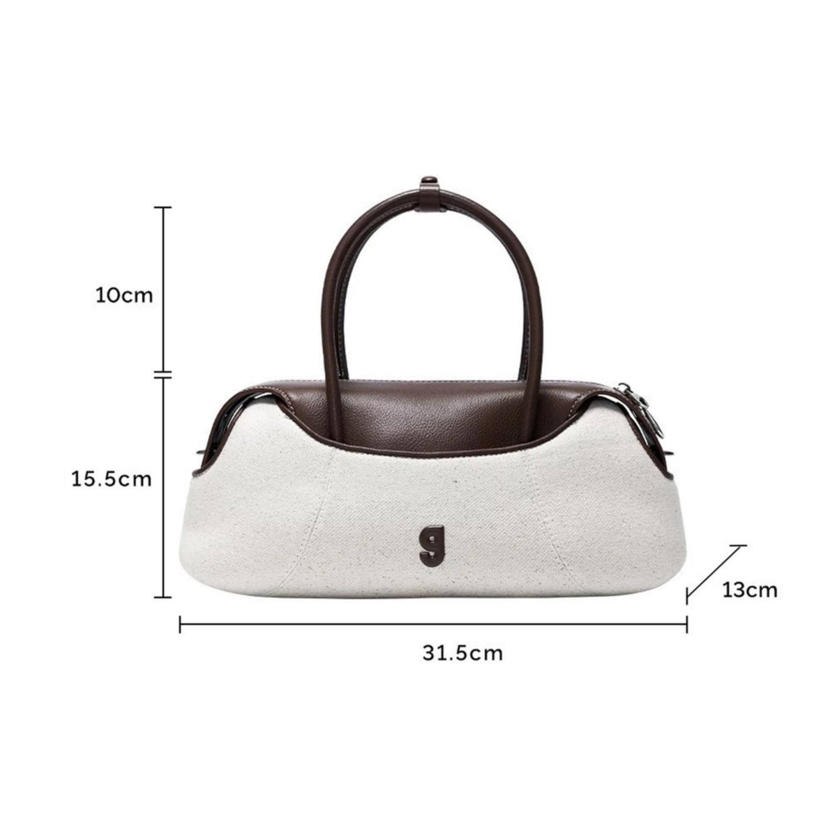 Versatile Carry Boston Bag Compact Size Handbag Lightweight for Women