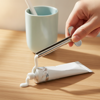 Metal Stainless Steel Toothpaste Squeezer for Home and Dorm Use